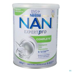 Nan Expert Pro Complete 0-12 Mois Poudre 800g