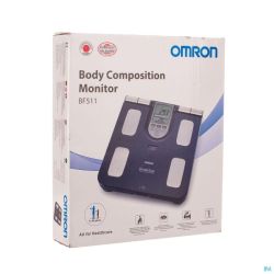 Omron Appareil de Mesure de la Masse Graisseuse Bf511 Bleu 1 Pièce