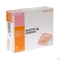 Allevyn Ag Adhes 7,5x7,5 66800072 10 Pièce