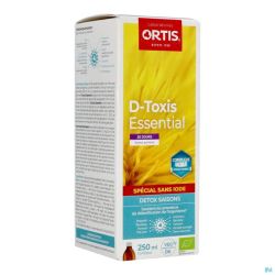 D-Toxis Essential Sans Iode Pommes Bio 250ml