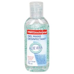 Mercurochrome Gel Hydro Alcoolique pour les Mains à l'Aloe Vera    75ml