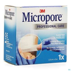 Micropore Sparadrap Chirurgical 2.5 Cm X 500 Cm