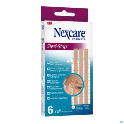 Nexcare 3m Steri-strip Sut.cut.ad.beige 6mmx75mm 6