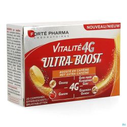 Vitalite 4g Ultra Boost Cafeine Comprimés 20