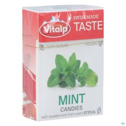 Vitalp Bonbon Menthe S/sucre Stevia 25g