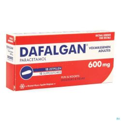 Dafalgan 600mg 12 Suppositoires