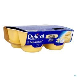 Delical Crème Dessert La Floridine Vanille 4x125g