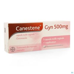 Canestene Gyn 500mg Gélules Molle Us.vaginal1+applic