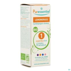 Puressentiel Lemongrass Bio Huile Essentielle 10 Ml