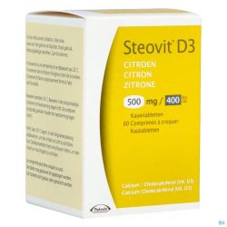Steovit D3 Citron 60 Comprimés A Croq 400 Ui