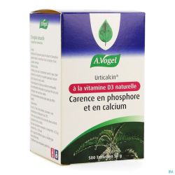 Vogel Urticalcin + Vit D Comprimés 500