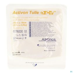 Activon Tulle Pans N/adh 10x10cm 1