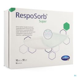 Resposorb Super Pansement 10x10cm 10 6850204