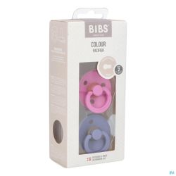 Bibs 2 Tetine Duo Bubblegum/peri