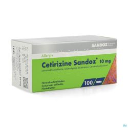 Cetisandoz 100 Comprimés 10 Mg