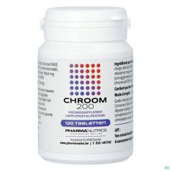 Chrome 200 Active Comp 120 Pharmanutrics