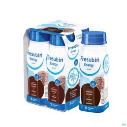 Fresubin Energy Drink Chocolat Flacon 4x200ml