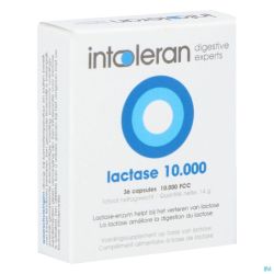 Intoleran Lactase 10 000 Fcc Gélules 36