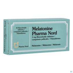 Melatonine Pharma Nord Comprimés Pelliculés 10 X 3mg