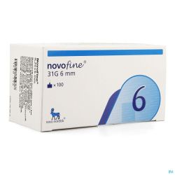Novofine 100 Aiguilles 31g 6mm