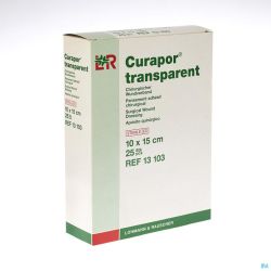Curapor Transp Ster 10x15 13103 25 Pièce