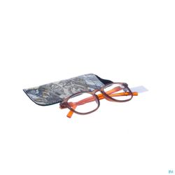 Pharmaglasses Lunettes Comprimés +1.00 Brown/orange