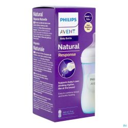 Philips Avent Natural 3.0 Biberon Bleu 260ml