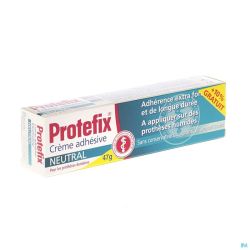 Protefix Crème Adhesive Neutral 40ml+4ml Grat.6674