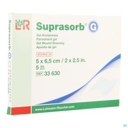 Suprasorb g Compresse New 5x6,5cm 5 33630