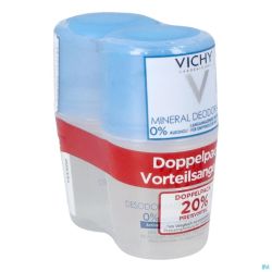 Vichy Déodorant Minéral 48h Bille Duo 2x40ml