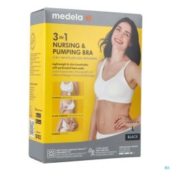 Medela Soutien-gorge Allaitement 3en1 l Noir