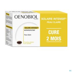 Oenobiol Solaire Intensif Cure Peau Claire 2x30 Gélules Promopack