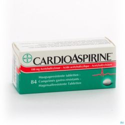 Cardioaspirine 84 Comprimés 100 Mg