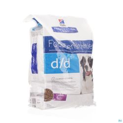 Hills Prescription Diet DD Chien Canard Riz Croquettes 12kg