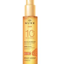 Nuxe Sun Huile Bronzante Ip10 Visage et Corps150ml Prix Permanent