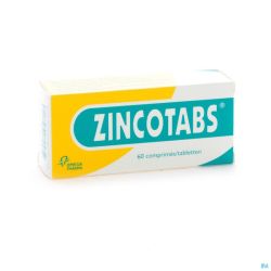 Zincotabs 60 Comprimés 160 Mg