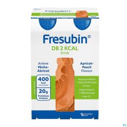 Fresubin Db 2 Kcal Drink Peche-abricot 4x200ml