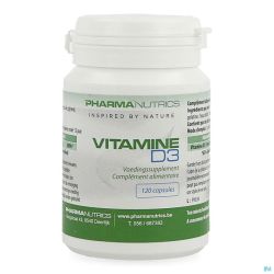 Vit D3 Gélules 120 Pharmanutrics
