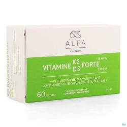Alfa Vitamine K2 D3 Forte Softgel 60
