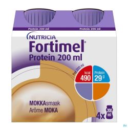 Fortimel Protein 200ml Moka 4x200ml