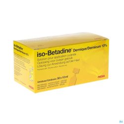 Iso Betadine Derm Unidose 50x10 Ml