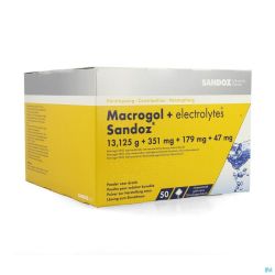 Macrogol + Electrolyt Sandoz Citr Poudre 50