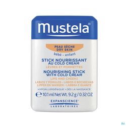 Mustela Peaux Sèches Stick Nourrissant Cold Cream 9,2g