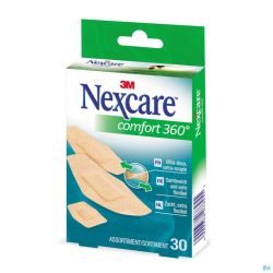 N1130asd Nexcare Comfort Strips 360° Assortiment 3 Tailles