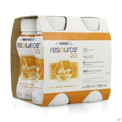 Resource 2.0 Drink Abricot 200 Ml 4 Pièce