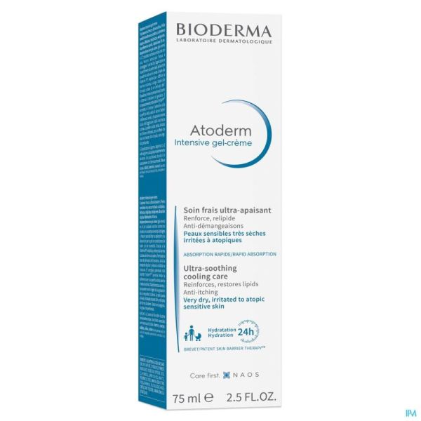 Bioderma Atoderm Intensive Gel Crème Tube 75ml