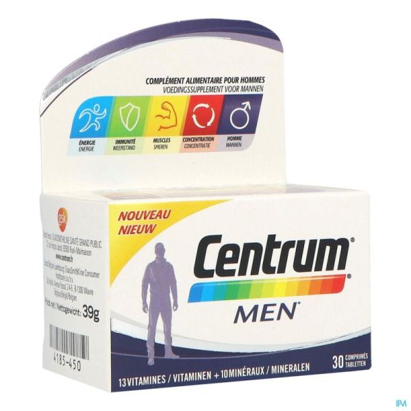 Centrum Men 30 Comprimés