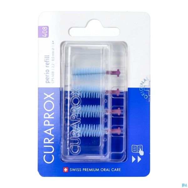 Curaprox Cps 408 Perio Violet Fonce Recharge 4