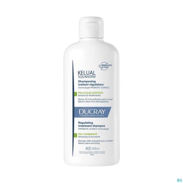 Ducray Kelual Squanorm Sh Pellicules Grasses 400ml