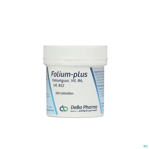 Folium Plus Deba 100 Comprimés 800 Mg